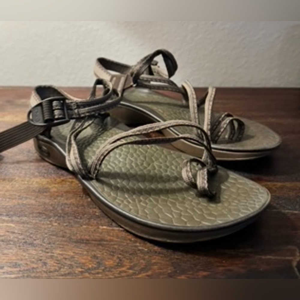 Chaco Olive Green Strappy Sandals